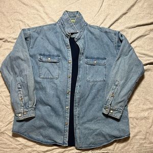 Vintage Orvis cotton-lined jean jacket